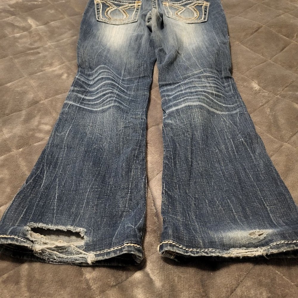 Big Star Vintage Collection Women's Liv Boot Jeans, Blue, 28R - Picture 8 of 11